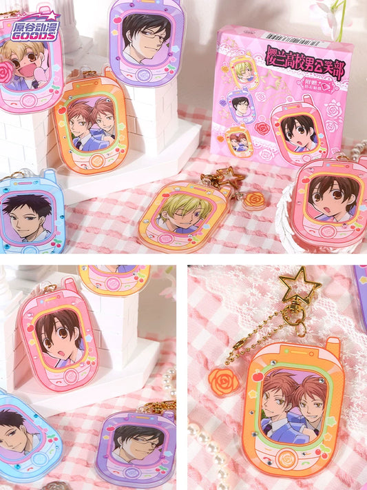 Ouran High School Host Club Phone Shaped Acrylic Keychain Blind Box