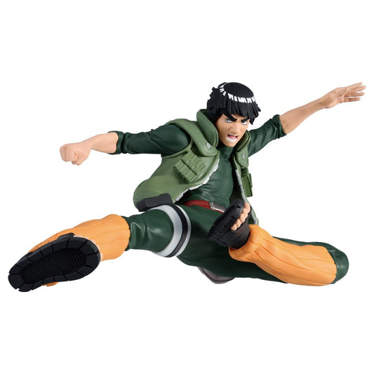 Banpresto Naruto Vibration Stars Might Guy Figure – Authentic Anime Statue 5.9"