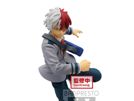 Banpresto My Hero Academia Todoroki Figure – BRAVEGRAPH Vol.2 Statue 5.5"