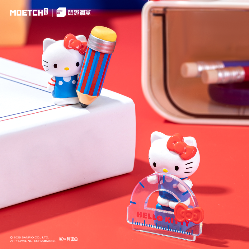 Hello Kitty Micro Stationery Blind Box Mini Figure Diorama MOETCH 45mm US