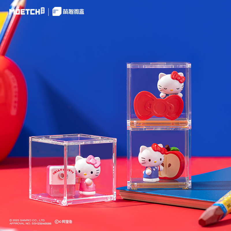 Hello Kitty Micro Stationery Blind Box Mini Figure Diorama MOETCH 45mm US