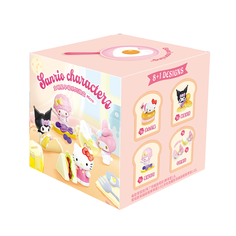 MOETCH Sanrio Celebrity Breakfast Micro Blind Box Figure (Random) US Seller