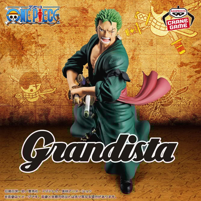 Banpresto ONE PIECE Grandista - Roronoa Zoro Figure Bandai Spirits Prize