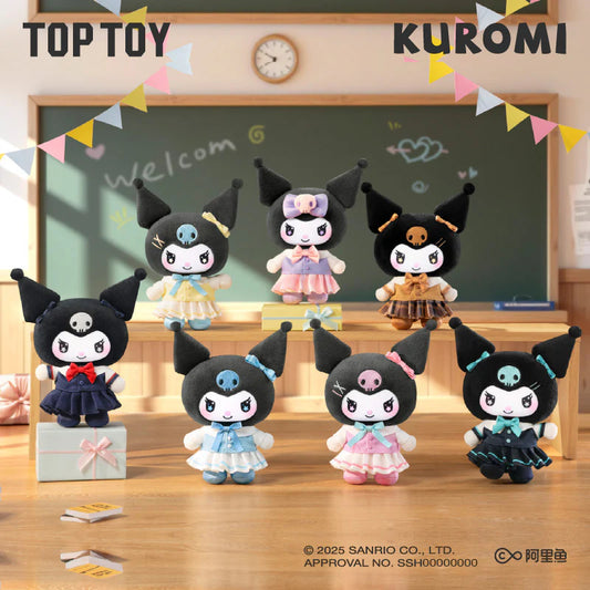 TOP TOY KUROMI School Life Vinyl Plush Keychain Gift Blind Box