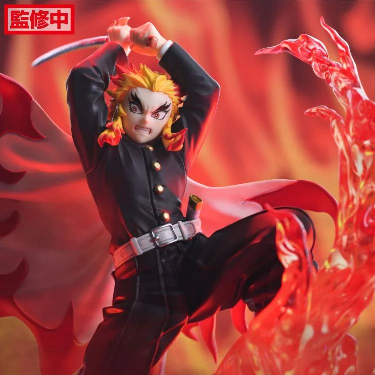 SEGA Demon Slayer Xross Link Kyojuro Rengoku Figure 5.9in 15cm New
