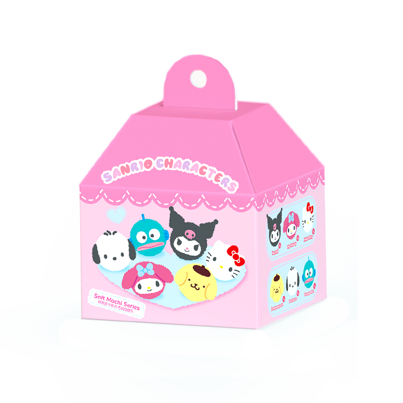 MOETCH Sanrio Soft Dumpling Plush Blind Box Keychain 6 Styles Kuromi Hello Kitty