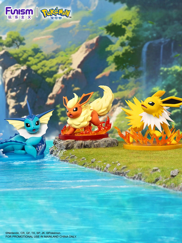 Pokémon Evolution Series Collectible Figures (Vaporeon, Flareon, Jolteon)