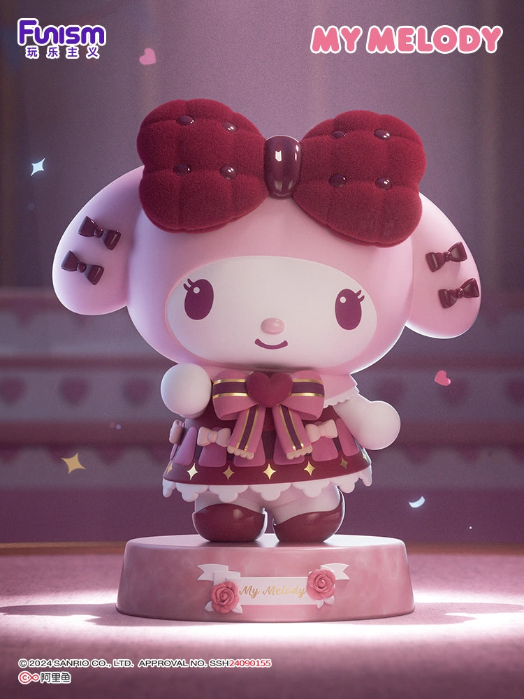 Funism xサンリオ　マイメロディ　クロミ 音楽の神コレクションフィギュア FUNISM Sanrio Figurine - Kuromi & My Melody Limited Edition