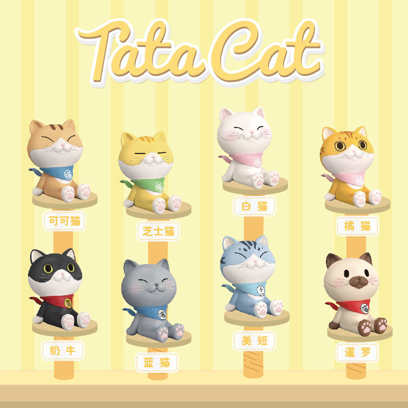 CHOCO TEDDY Tata Cat Phone Stand Series Blind Box Figure