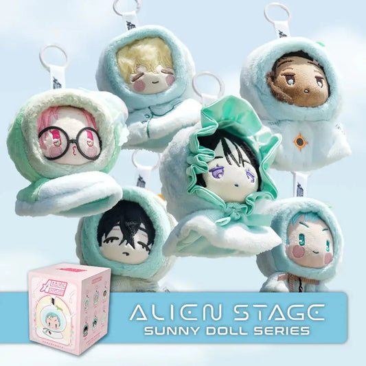 Alien Stage Teruterubozu Series Mystery Blind Box Plush Keychains Chibi Bag Charms