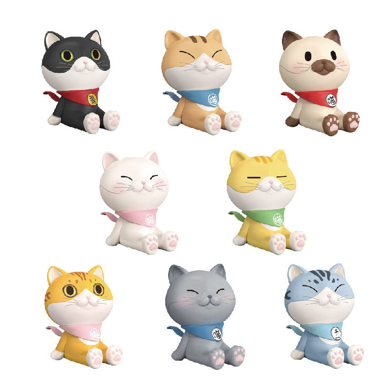 CHOCO TEDDY Tata Cat Phone Stand Series Blind Box Figure