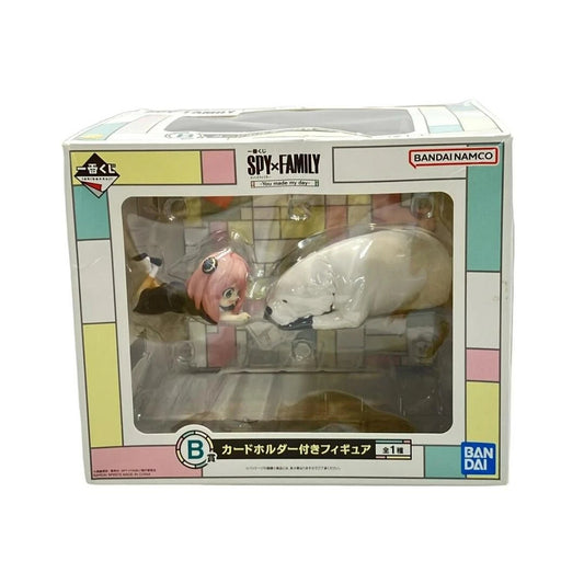 SPY x FAMILY Ichiban Kuji B Prize Anya & Bond Card Holder Figure 6.7in