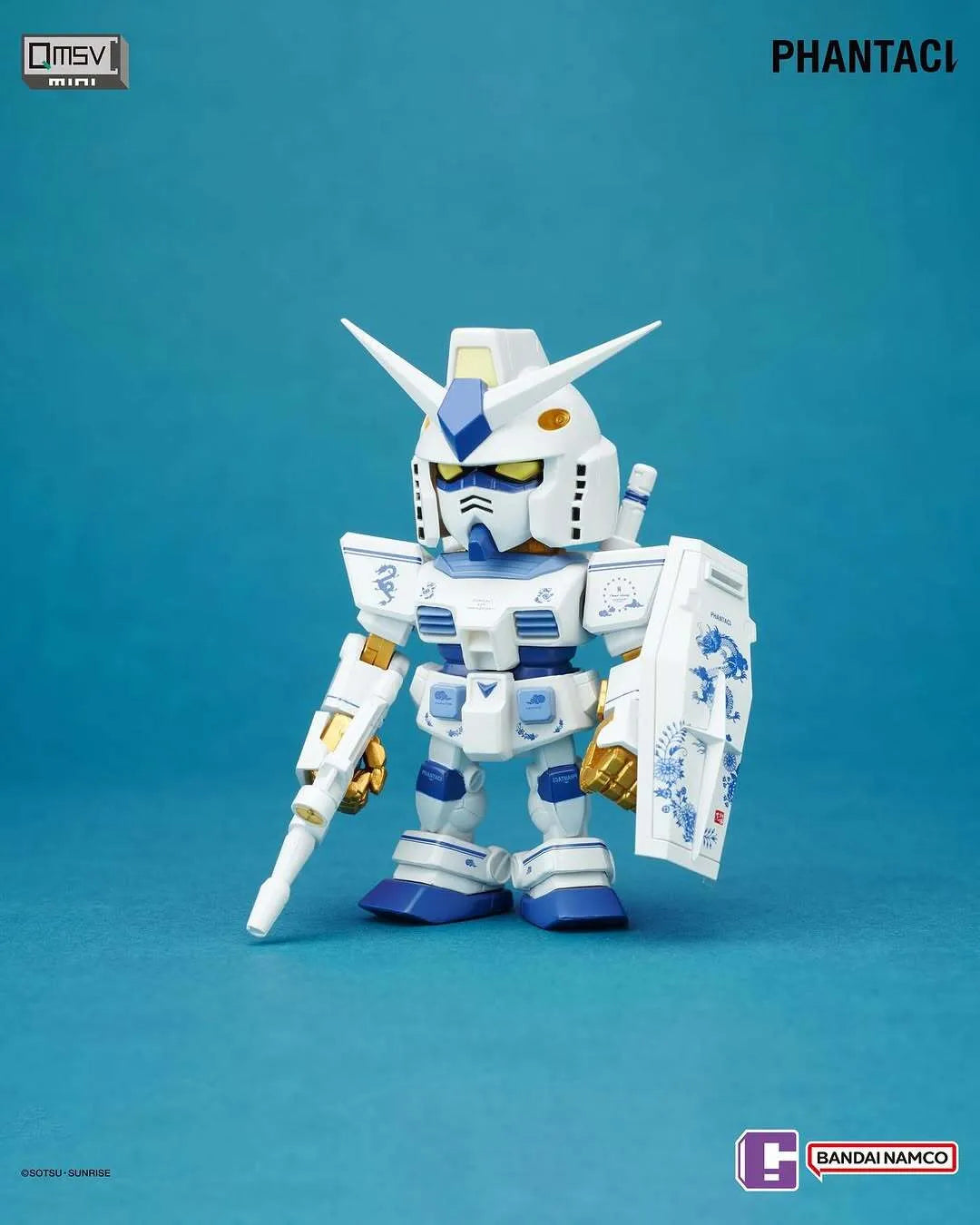 Bandai QMSV MINI RX-78-2 GUNDAM x PHANTACi – Limited Edition Blind Box Figure