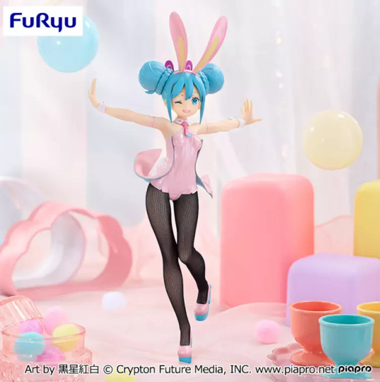 FuRyu Hatsune Miku BiCute Bunnies Figure - Hatsune Miku Wink Pearl Pink Ver.