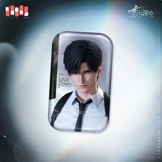 Love And Deepspace Heart Moment Series Square Pin Badge Zayne Ver.