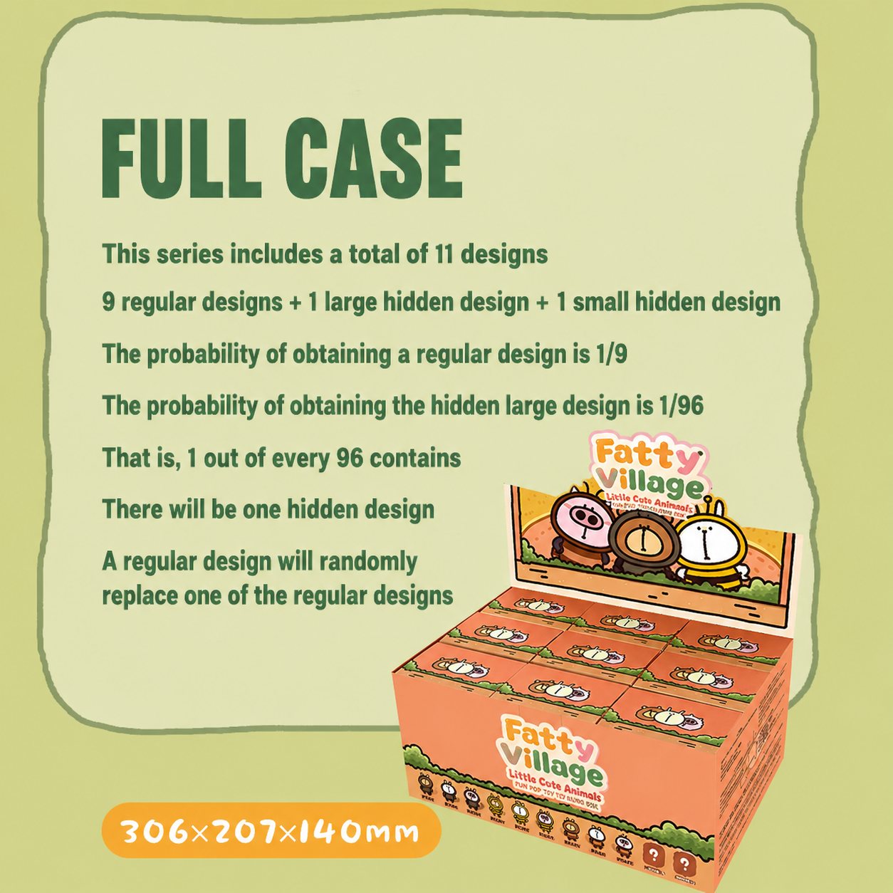 PONPON Town Animal Blind Box Cute Mini Figure Kawaii Collectible Toy