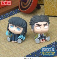 SEGA Demon Slayer: Kimetsu no Yaiba Chubby Collection PVC Statue Muichiro Tokito & Gyomei - OtakuPop