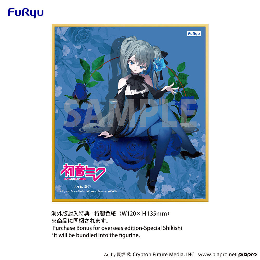 FuRyu HATSUNE MIKU Noodle Stopper Figure Flower Fairy BLUE ROSE