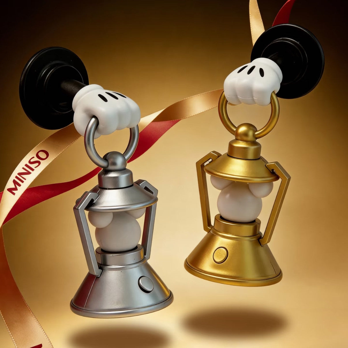 MINISO Disney Mickey Magnetic Night Light Blind Box Hand of Fortune Series