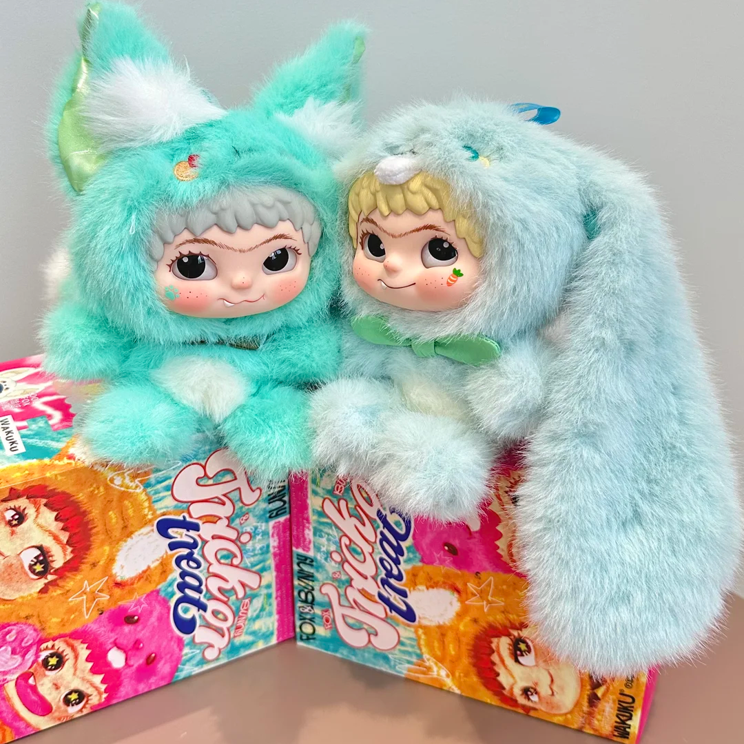 Letsvan Wakuku Blind Box Plush Toys - Fox & Bunny Trick Or Treat Series US Seller | Authentic