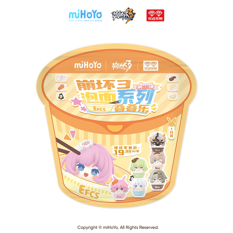 Honkai Impact 3 Mini Cup Head Figure Blind Box Series Vol.1