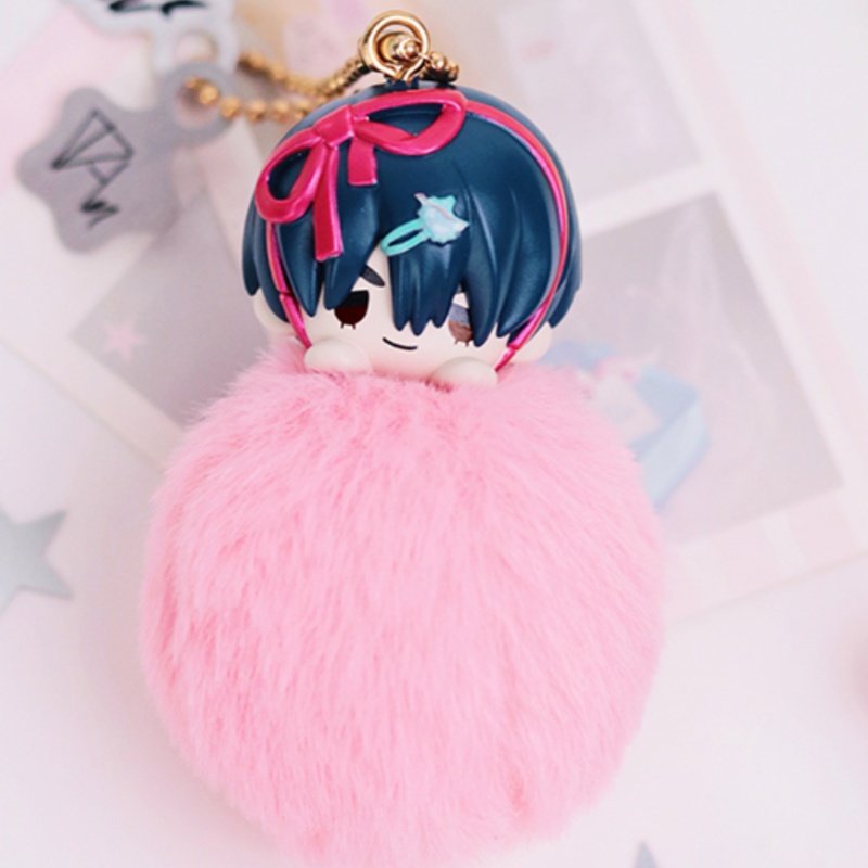 Alien Stage Plush Pom Pom Keychain Blind Box AET Free Stage Bag Charm