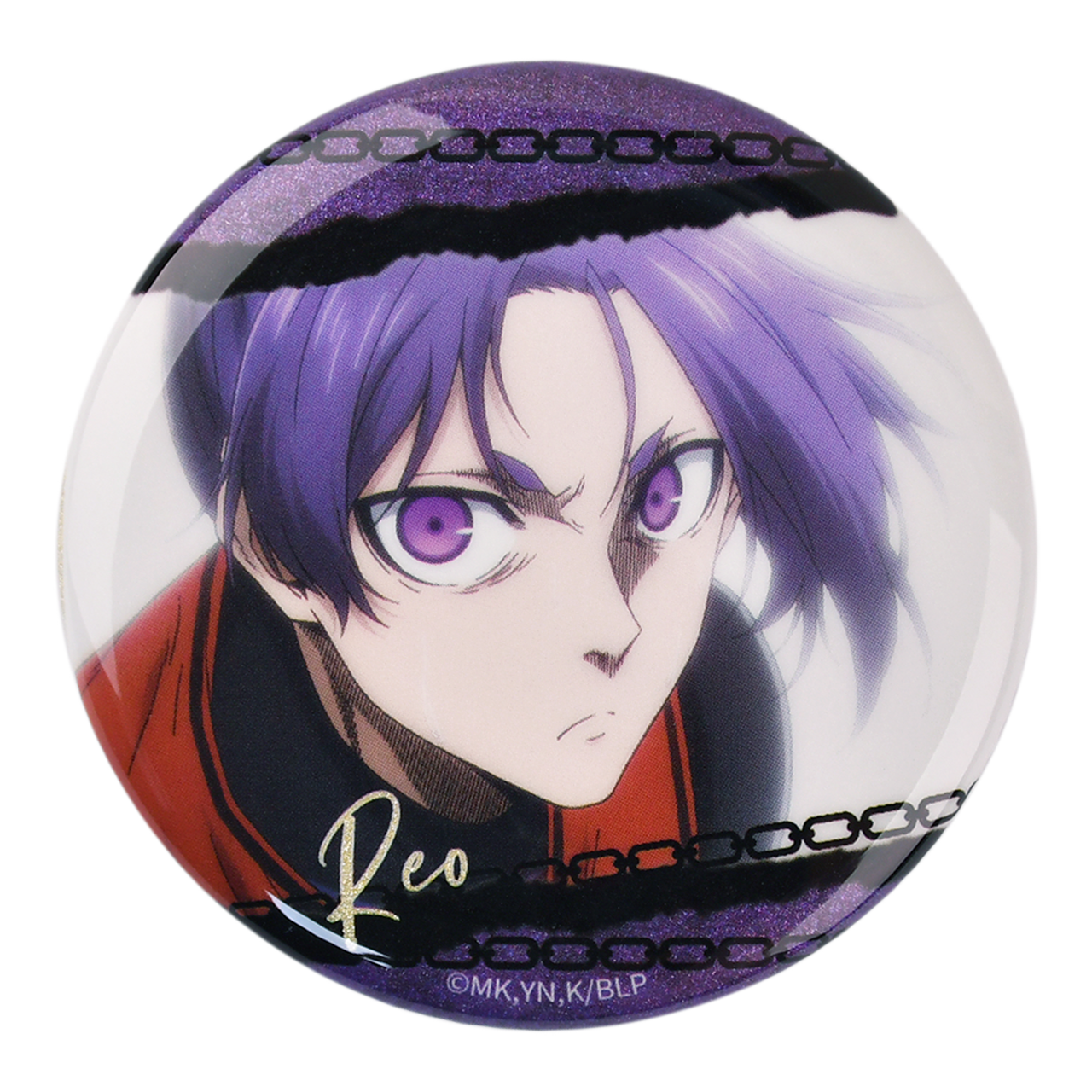 Blue Lock Glitter TV Screenshot Button Badge 58mm Official Licensed