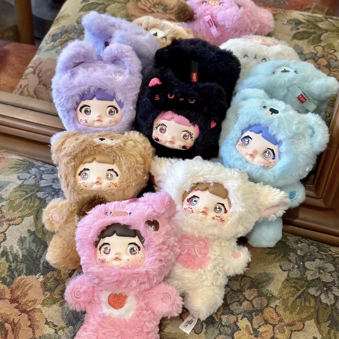 Nommi Blind Box Plush Doll Nommi Loveliness Never Ends Series Kawaii Plushie Toys Figure Doll