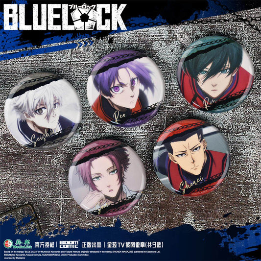 Blue Lock Glitter TV Screenshot Button Badge 58mm Official Licensed