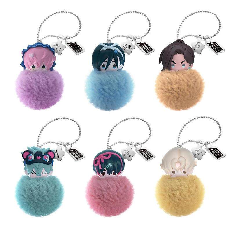 Alien Stage Plush Pom Pom Keychain Blind Box AET Free Stage Bag Charm