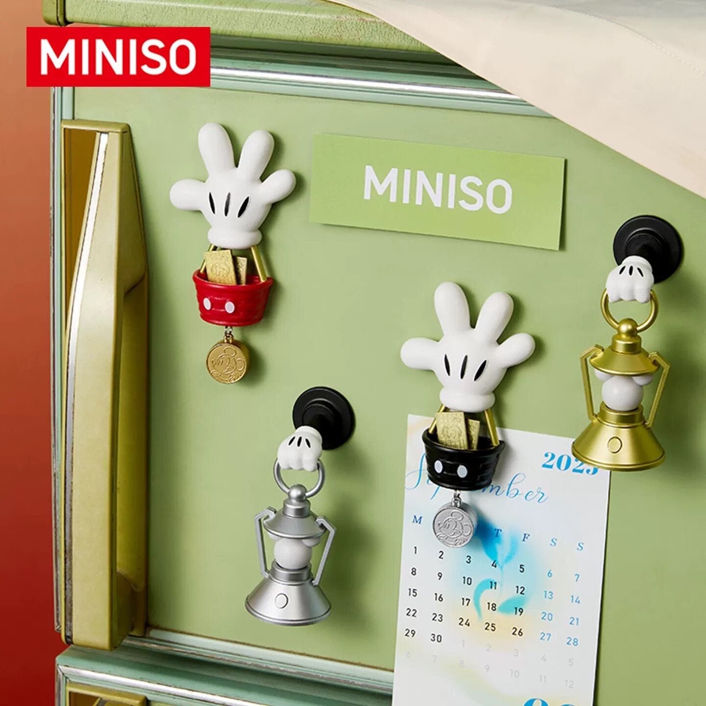 MINISO Disney Mickey Magnetic Night Light Blind Box Hand of Fortune Series