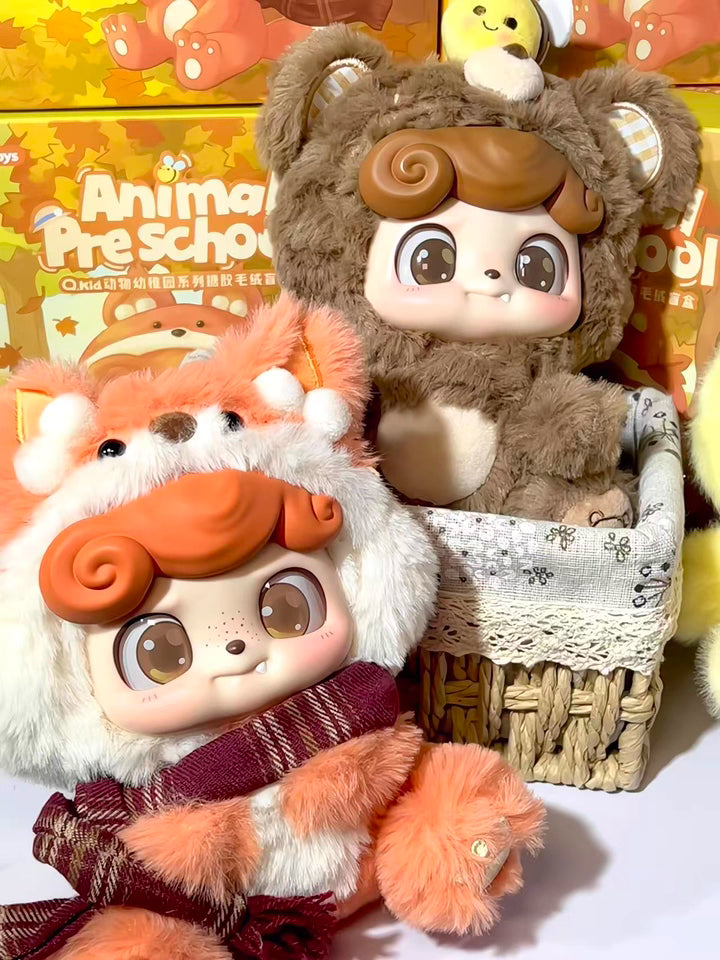 JOTOYS Q.Kid Animal Preschool Plush Blind Box 6” Surprise Collectible Doll Gift
