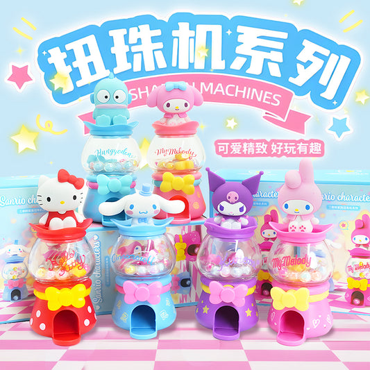 Sanrio Mini Gumball Machine Bracelet Blind Box My Melody Kuromi Hello Kitty