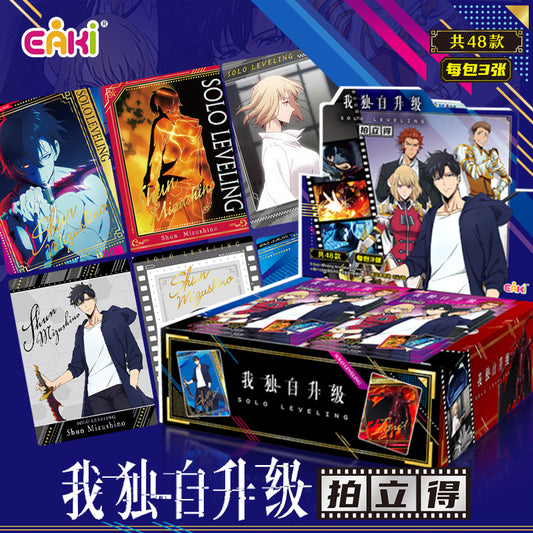 EAKI Solo Leveling Anime Polaroid Photo Cards – Blind Pack (3 Cards)