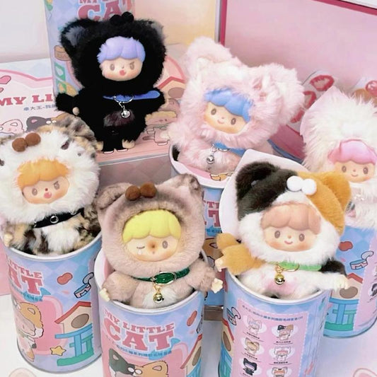 zZoton My Little Cat Blind Box Plush Figure Kawaii Collectible Mystery Toy