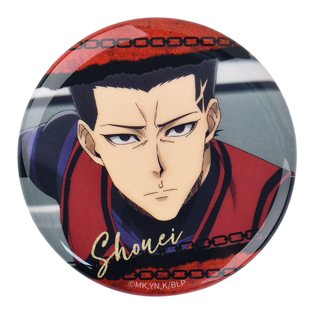 Blue Lock Glitter TV Screenshot Button Badge 58mm Official Licensed