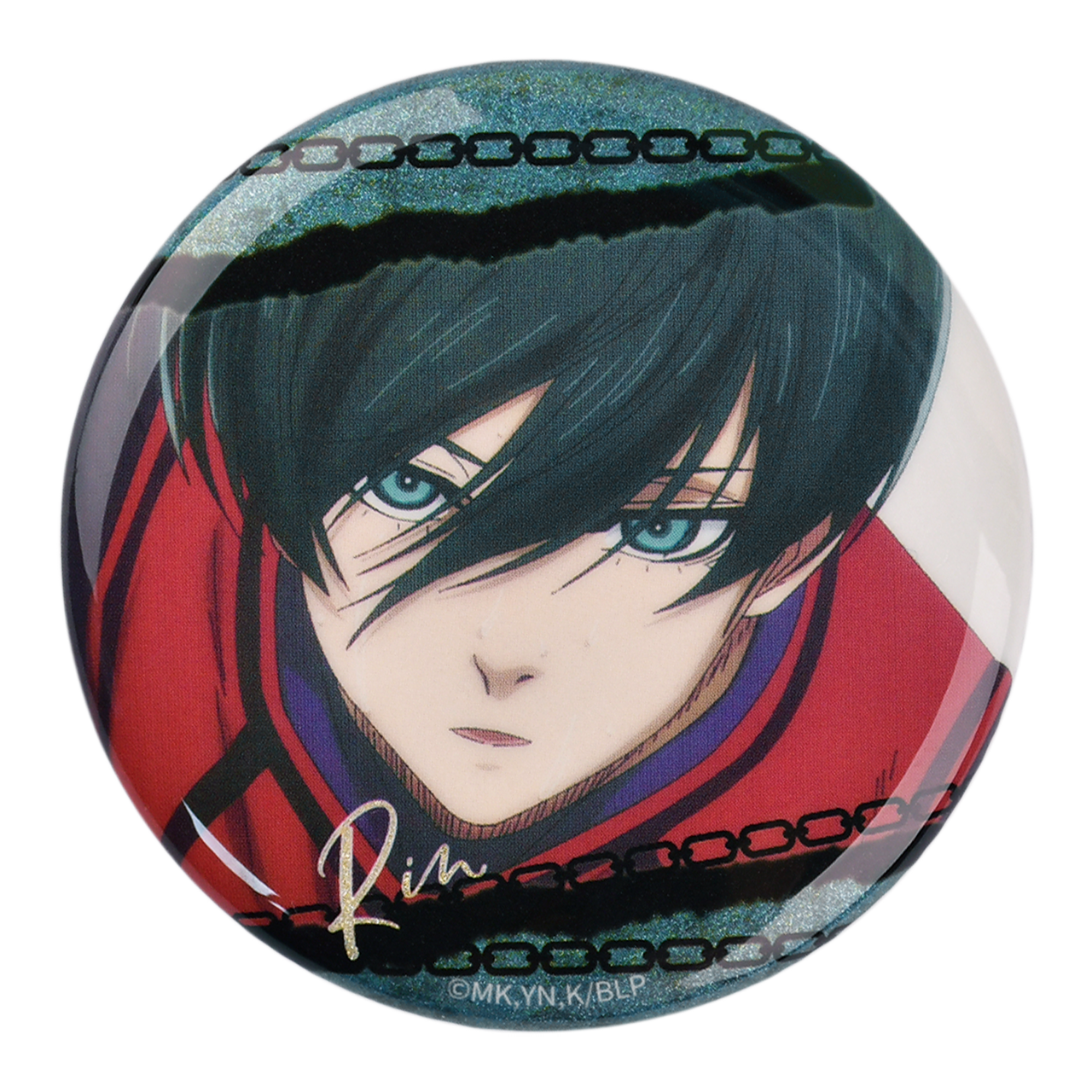 Blue Lock Glitter TV Screenshot Button Badge 58mm Official Licensed