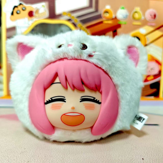 EAKI SPY x FAMILY Anya Animal Party Plush Keychain Blind Box Mystery Collectible Toy