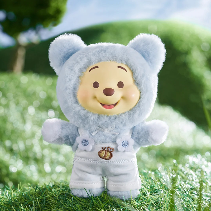 TOPTOY Disney Winnie the Pooh Candy Bear Series Vinyl Plush Keychain Blind Box