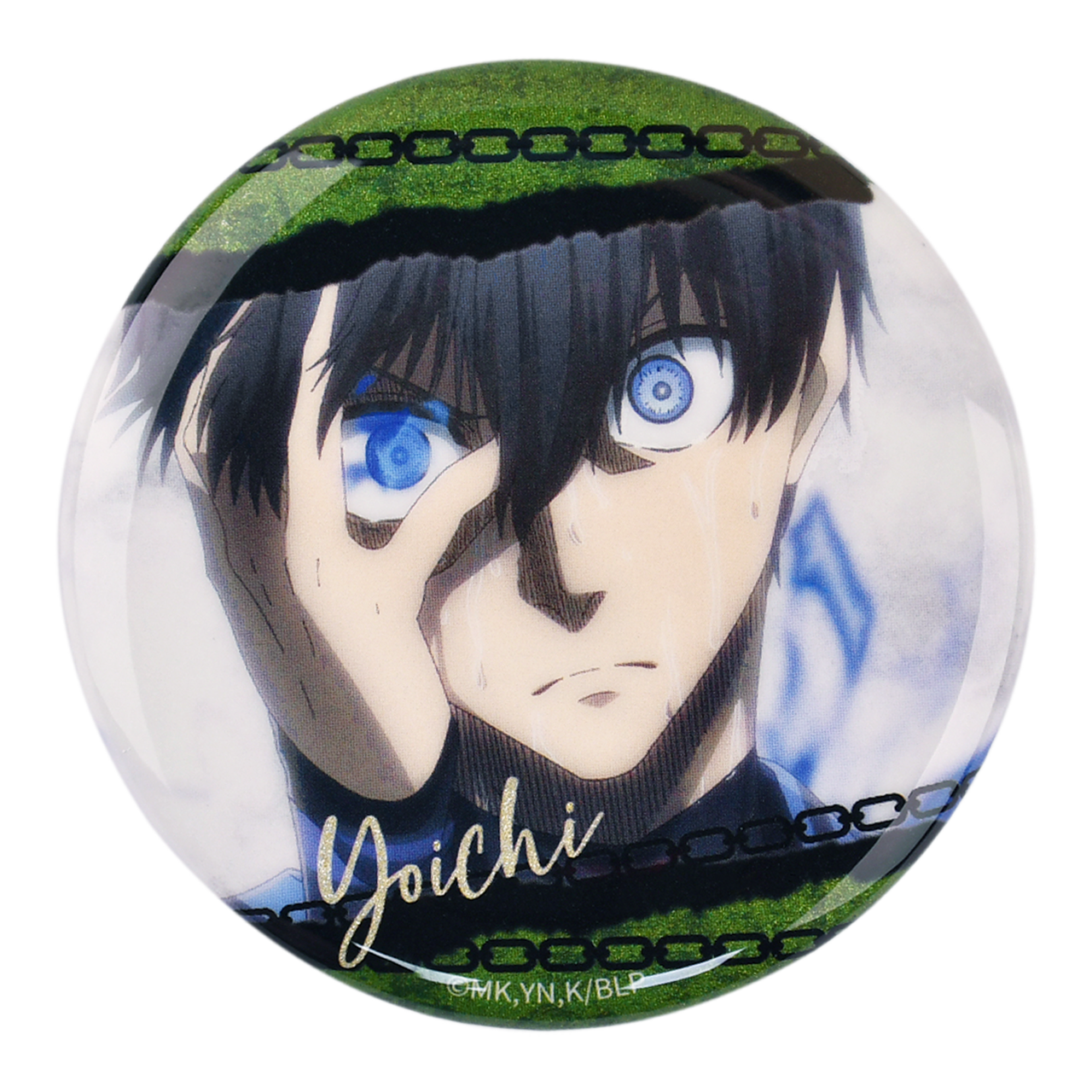 Blue Lock Glitter TV Screenshot Button Badge 58mm Official Licensed