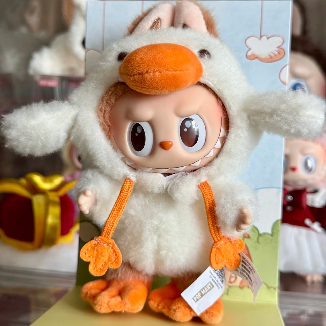 POP MART THE MONSTERS Forest Fairytale Plush Keychain Duck Costume US Seller | Authentic