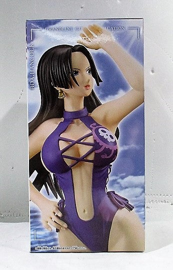 BANPRESTO ONE PIECE - GRANDLINE GIRLS ON VACATION - BOA.HANCOCK - B：Purple ver. - OtakuPop
