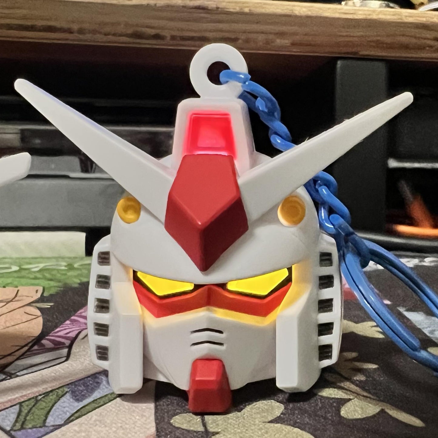 TOPTOY × Bandai SD Gundam Light-Up Head Keychain Blind Box US Seller Fast Shipping