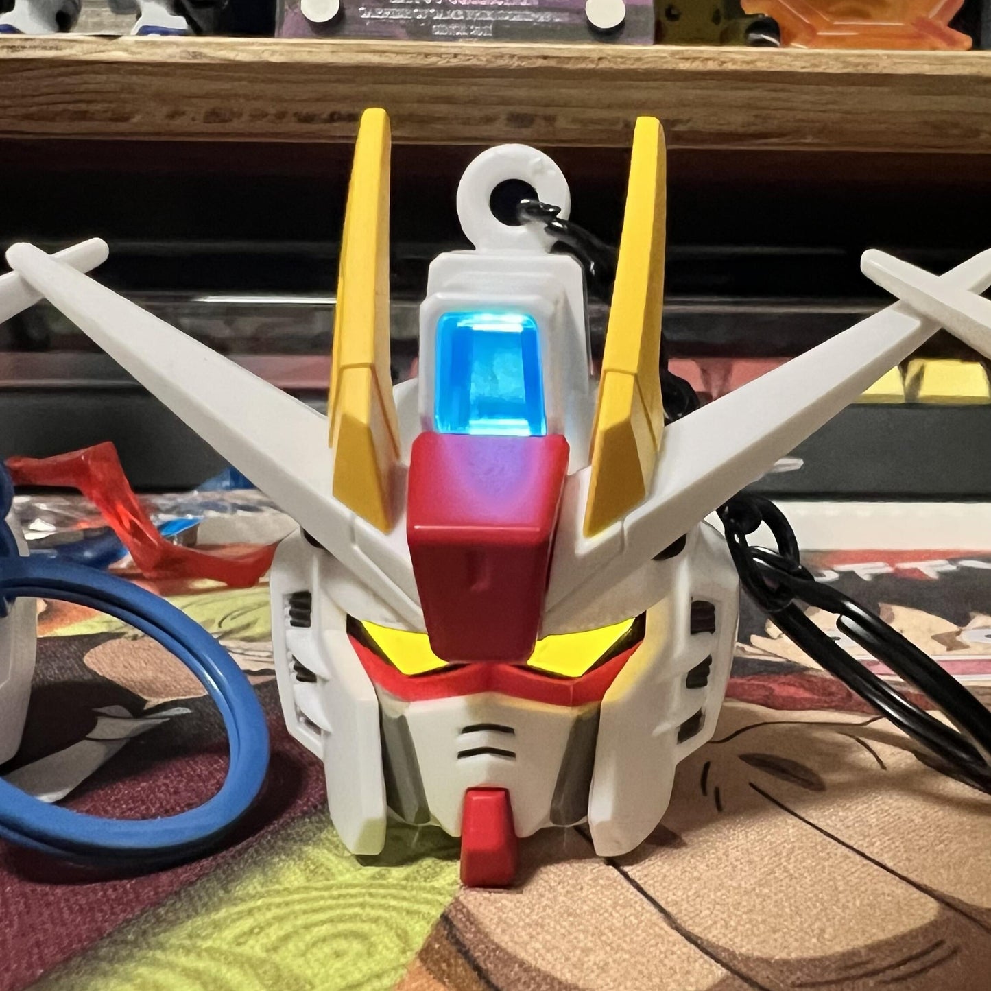 TOPTOY × Bandai SD Gundam Light-Up Head Keychain Blind Box US Seller Fast Shipping