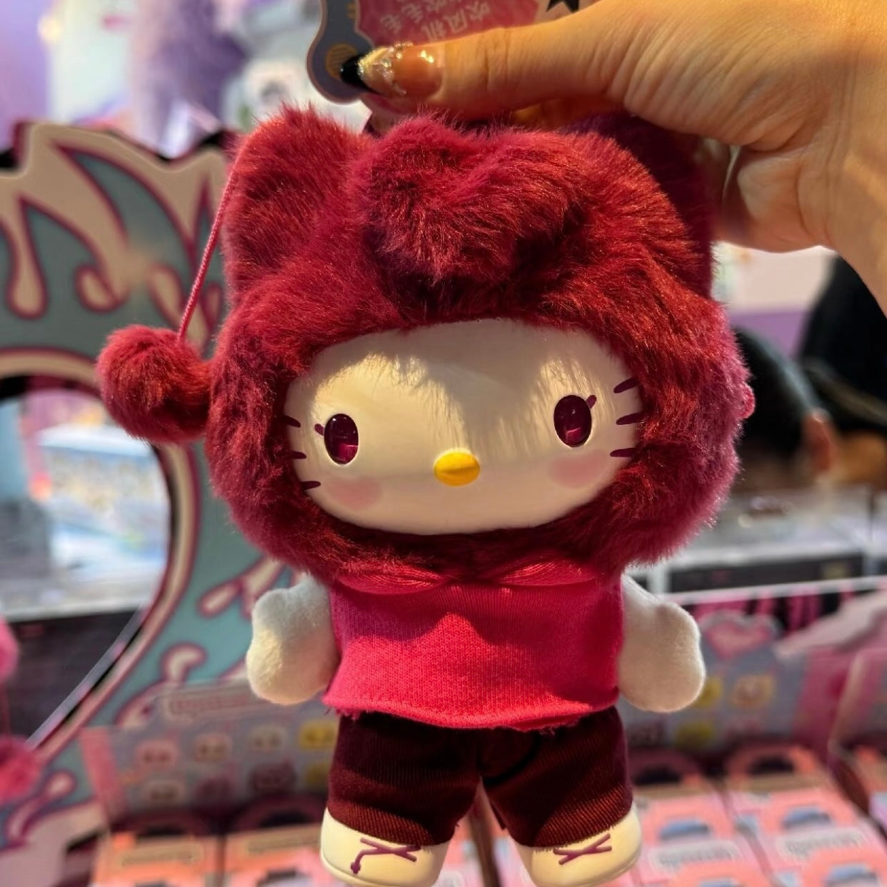 MINISO Hello Kitty Pop Star Blind Box Plush Keychain — US Seller
