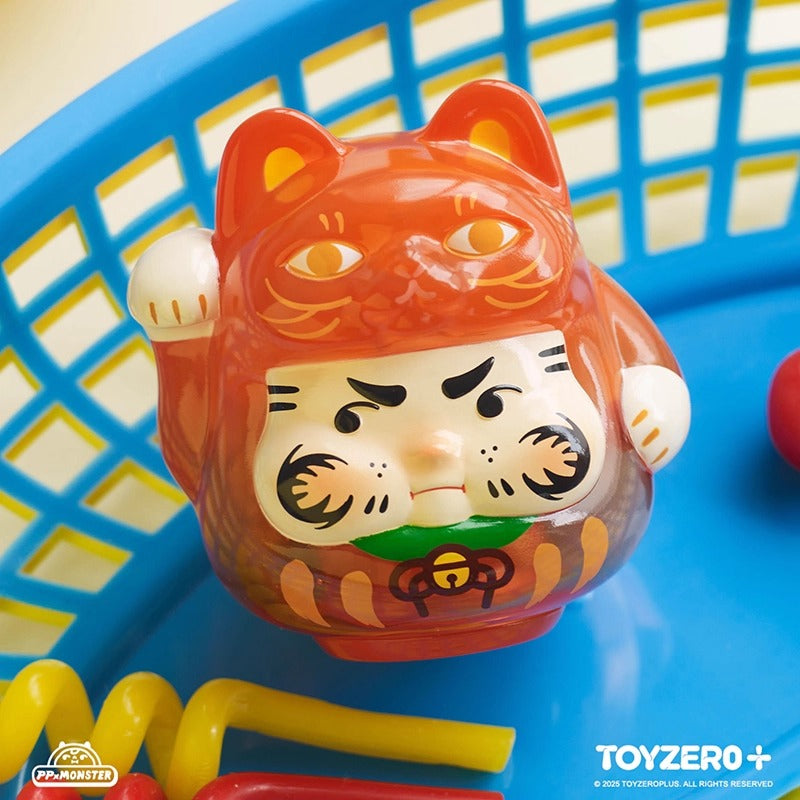 PP x MONSTER Sparkle Lucky Kitten Blind Box Daruma | Luck & Wealth | US