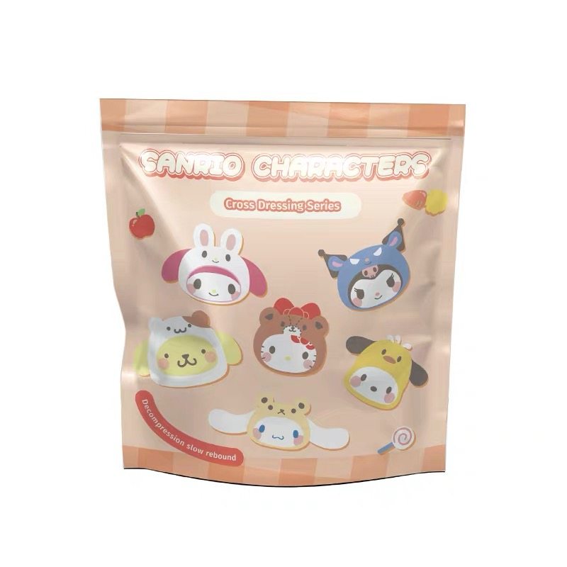 Sanrio Plush Squishy Blind Box Costume Series Slow Rebound Squeeze