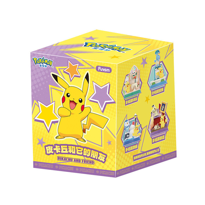 Funism Pokemon Pikachu & Friends Blind Box Diorama Figure PVC/ABS 8 Designs