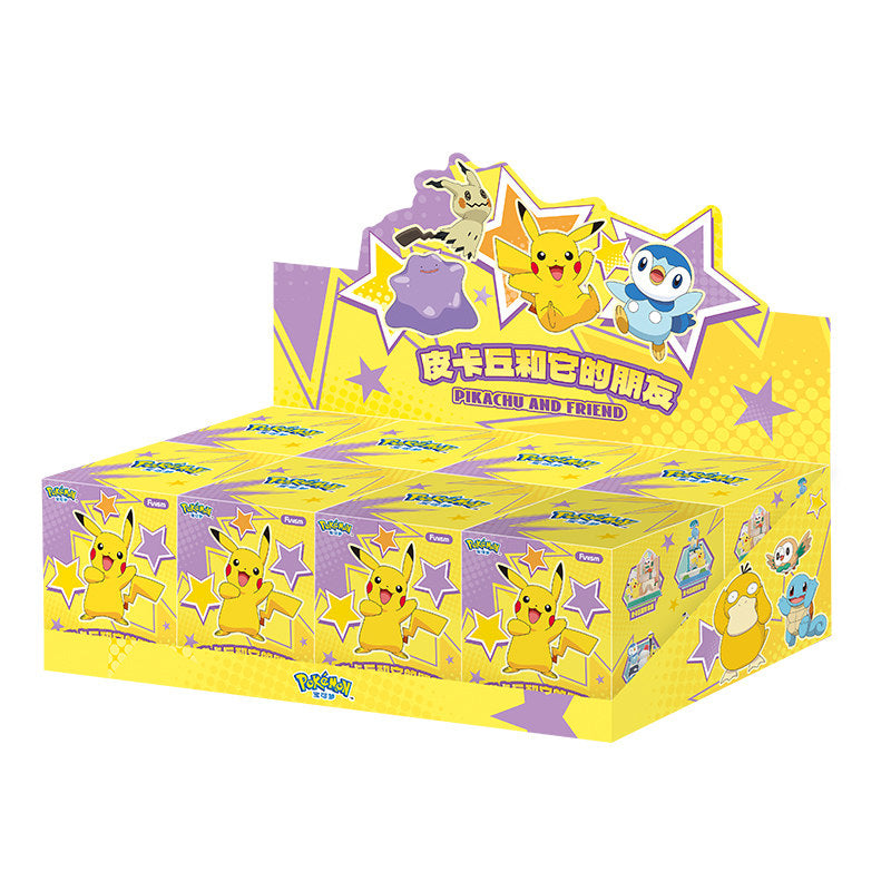 Funism Pokemon Pikachu & Friends Blind Box Diorama Figure PVC/ABS 8 Designs