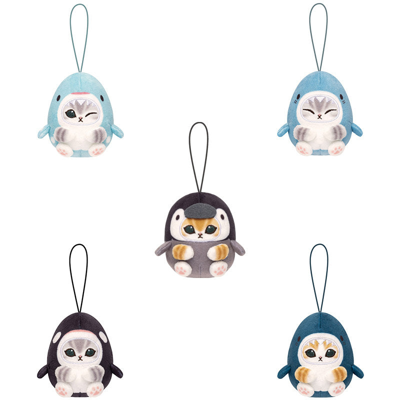 Mofusand Sea Animal Cat Plush Blind Box Mascot Keychain Official Japan